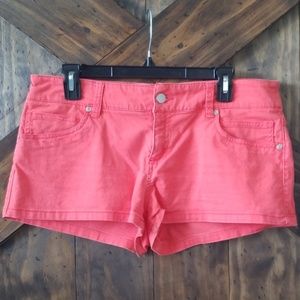 Forever 21 orange Jean shorts